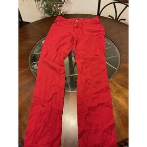Royalty Dress Pants Christmas style Red Size 10 Cotton Soft Touch Woman’s